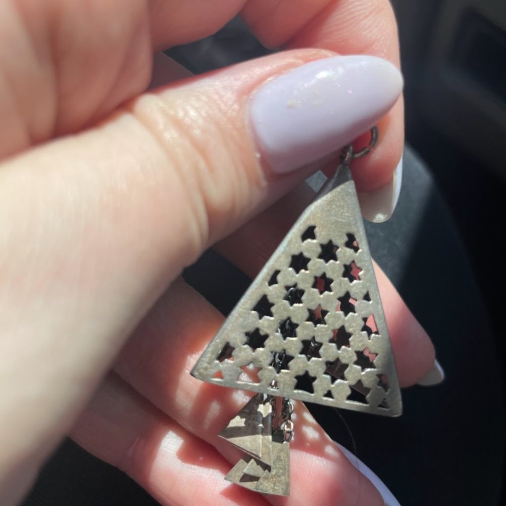 Vintage Sterling Moroccan Star Pendant